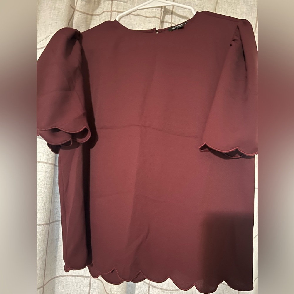 Express Men's Shirt - Burgundy